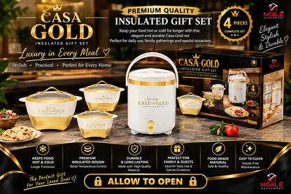 &nbsp;NEW ARRIVAL – CASA GOLD INSULATED GIFT SET (4 PCS) 🌟