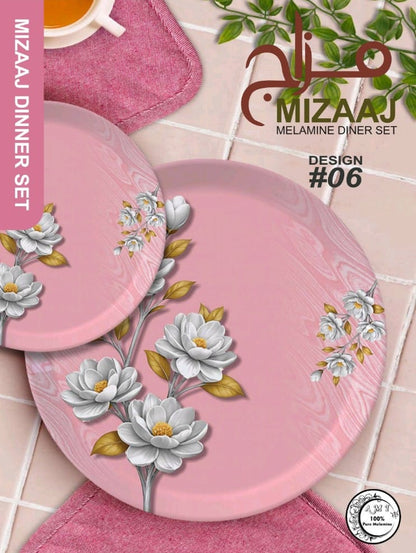✨ MIZAAJ Premium Melamine Dinner Set – Elegant & Stylish Tableware 🍽️💎