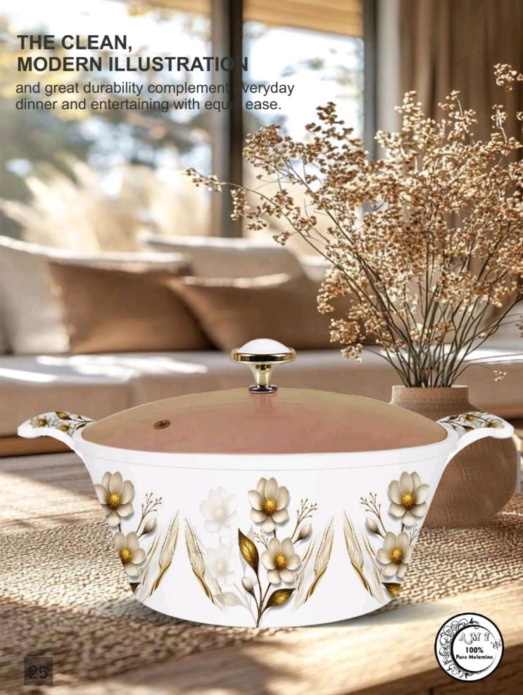 ✨ MIZAAJ Premium Melamine Dinner Set – Elegant & Stylish Tableware 🍽️💎