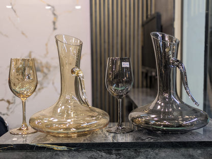 ✨ Premium Glass Decanter Set – Luxury & Elegant Design 🥂👑