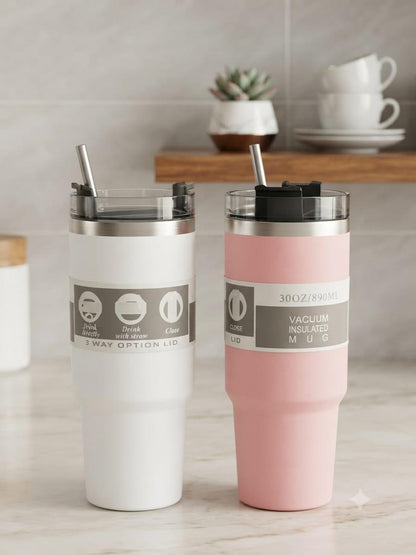 🌸 Akura G2 Flower Premium Travel Coffee Mug – Stylish Floral Design ☕✨